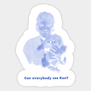 Can Everybody See Ken Sticker